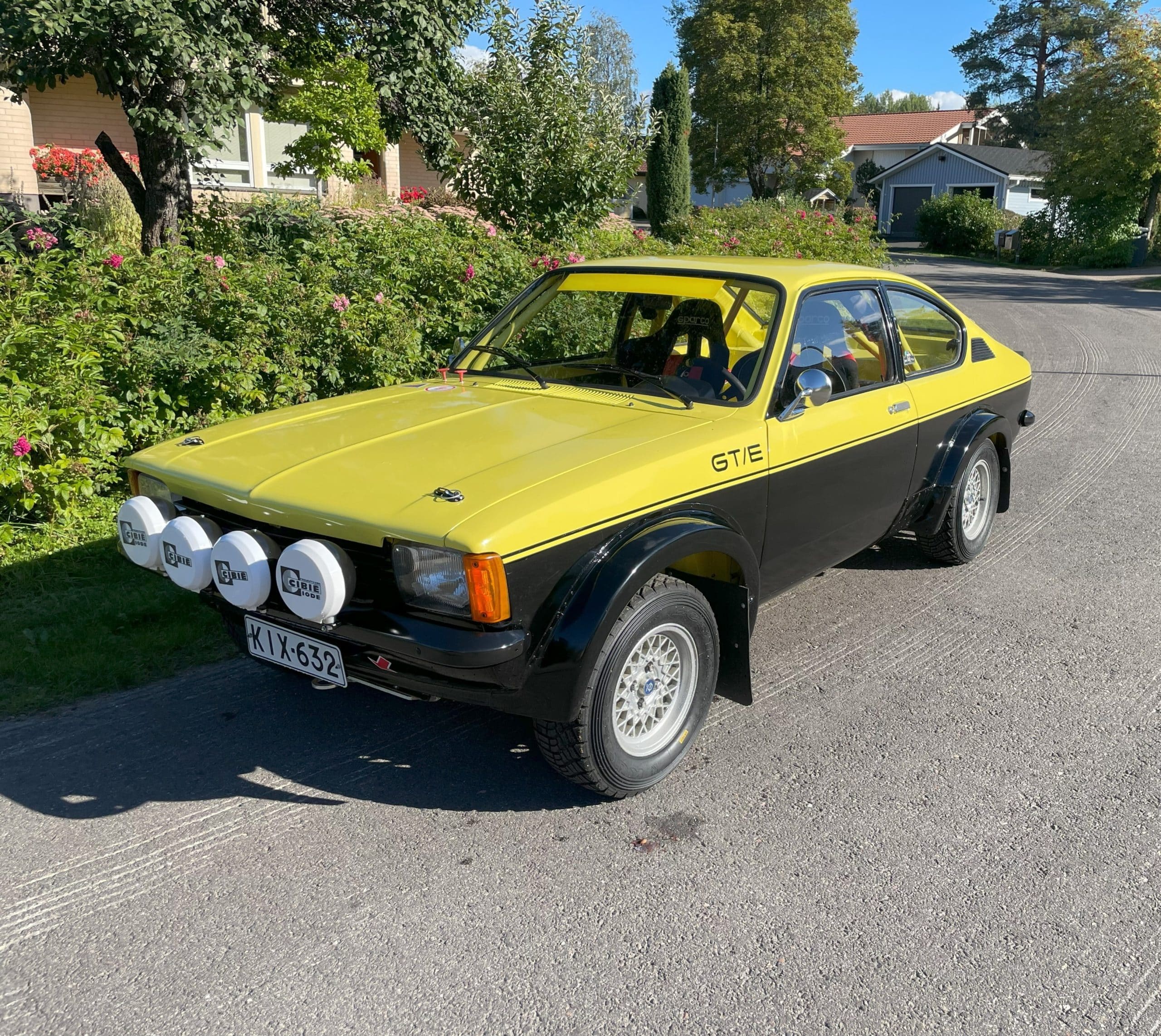 Opel Kadett C G/TE Rally Car