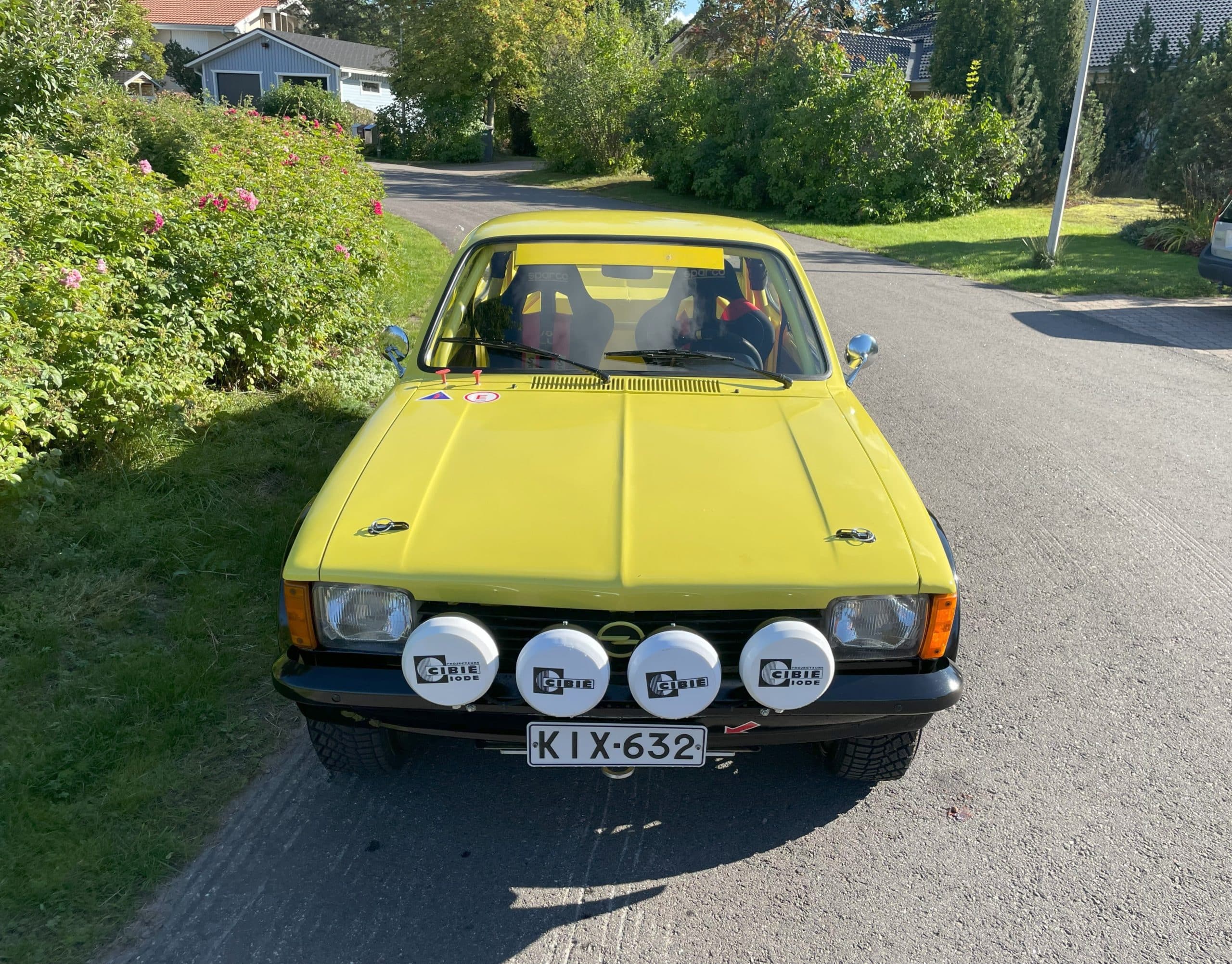 Opel Kadett C G/TE Rally Car