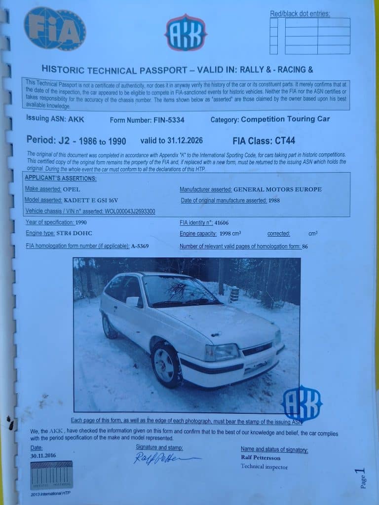 Opel Kadett GSI 16V